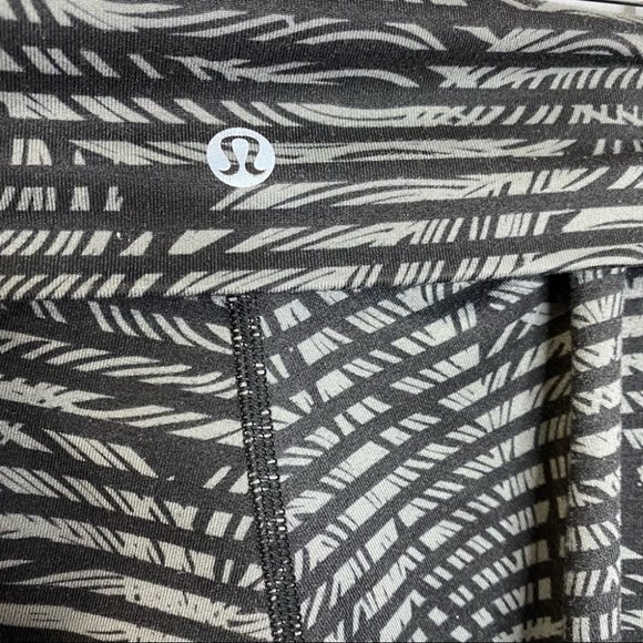 Lululemon Wunder Under Feather Print Crop Leggings - Picture 6 of 9